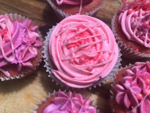 pretty in pink cupcake - strawberry 2