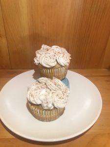 Spiced vanilla cupcake