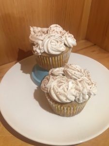 Spiced vanilla cupcake