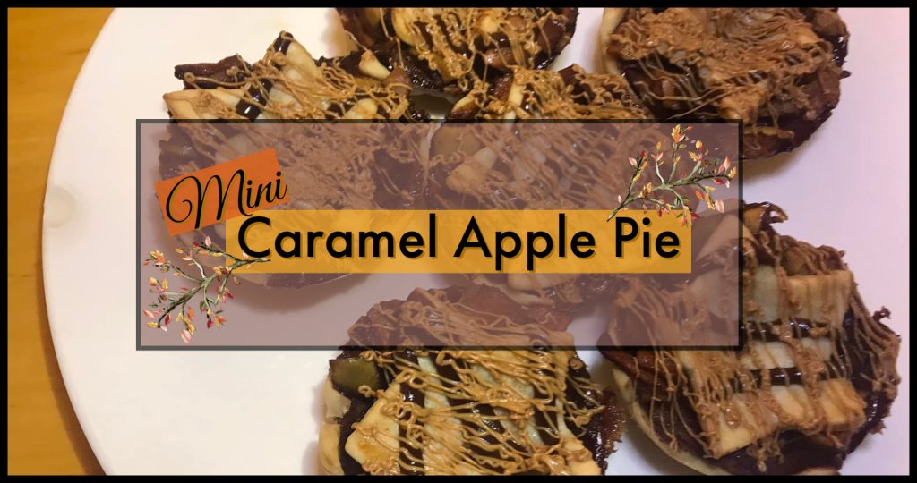 mini caramel apple pie header image